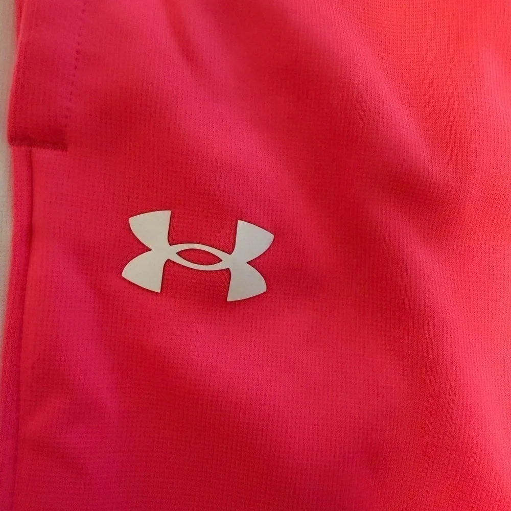 Under Armour Girls Armour Fleece Sweat Pants Pink Size L